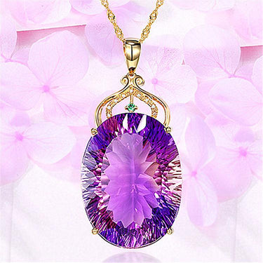 Elegant Amethyst Necklace-Your Soul Place